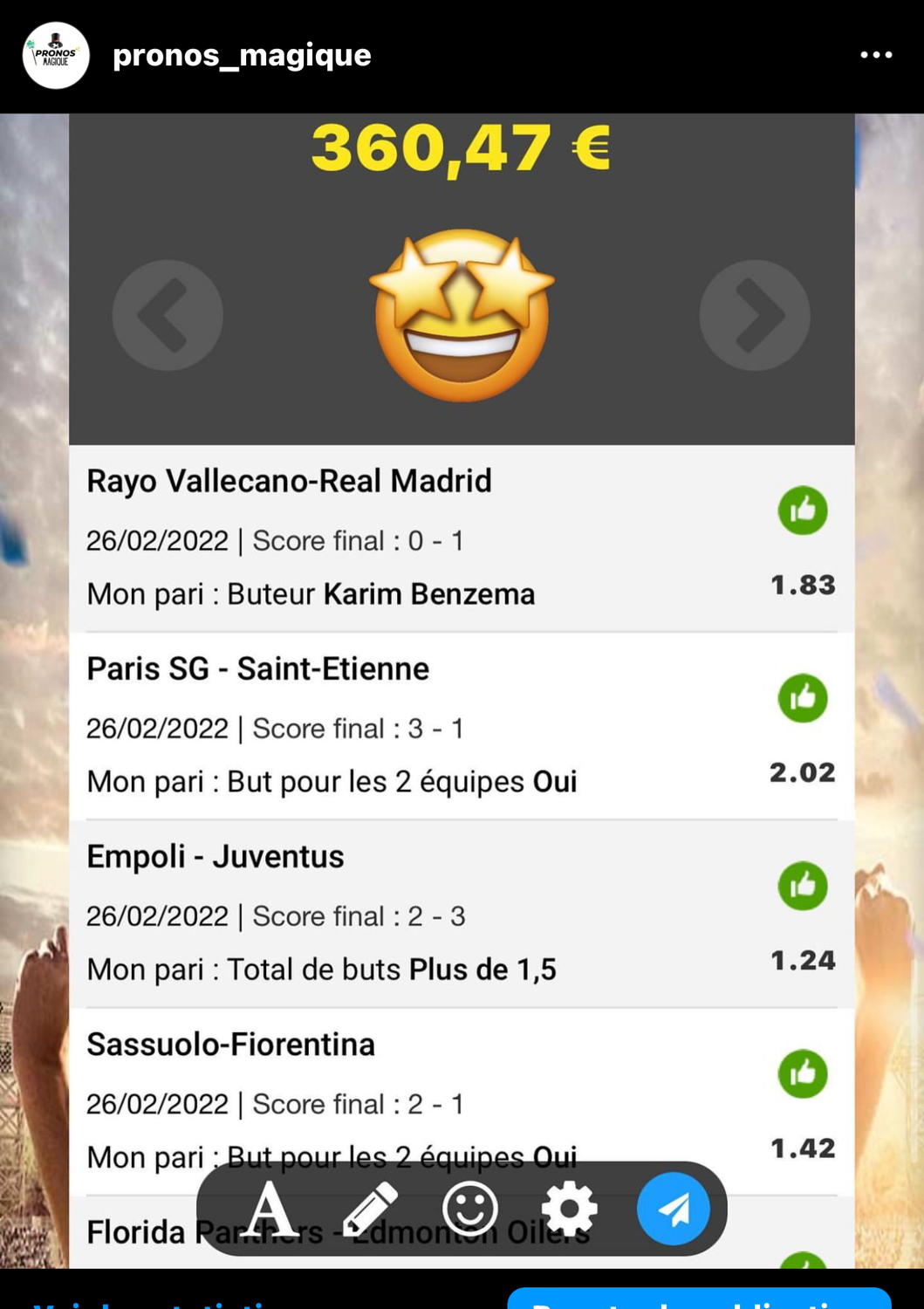 Pronos_magique's media